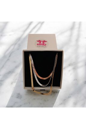 گردنبند استیل ( فولاد ) رنگی استیل (فولاد) Lavinia accessories - کد 880240040