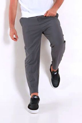 شلوار طوسی مردانه پارچه CMZ COLLECTİON - کد 880237590