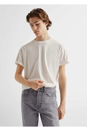 شلوار جین طوسی مردانه رگولار MANGO Teen - کد 460433117