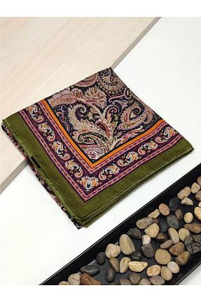 روسری سبز پنبه پلی استر İpekel - کد 880376350