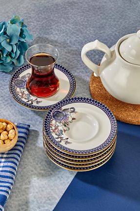 بشقاب آبی سرامیک Babion - کد 880386355