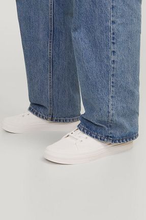 کفش اسنیکر سفید مردانه بند دار Jack & Jones - کد 848602159