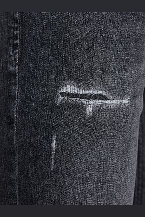شلوار جین طوسی مردانه پاچه تنگ Jack & Jones - کد 852133903