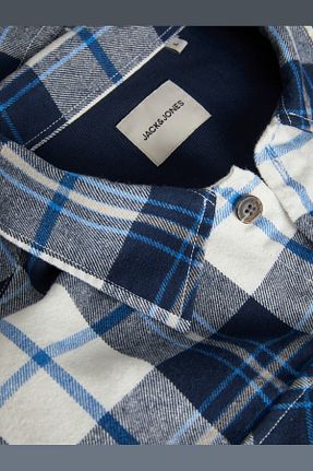 شلوار آبی مردانه پنبه پلی استر Jack & Jones - کد 463413939