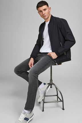 شلوار جین طوسی مردانه رگولار Jack & Jones - کد 329416026