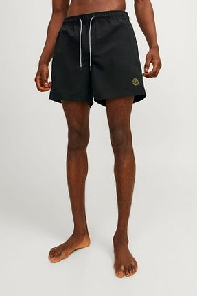 شلوارک و برمودا مشکی مردانه پلی استر Jack & Jones - کد 830899041