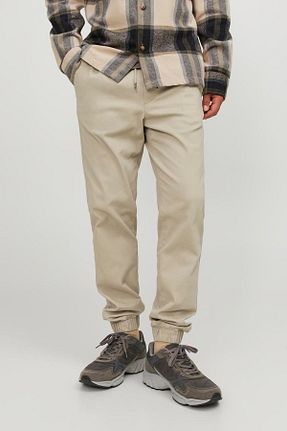 شلوار طوسی مردانه پنبه - الاستین Jack & Jones - کد 852392064