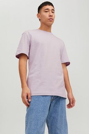 تیشرت آبی مردانه یقه دوچرخه Jack & Jones - کد 467903233
