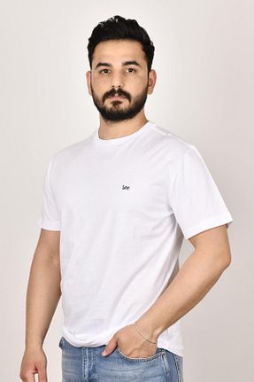 تیشرت سفید مردانه Straight Lee - کد 343439844