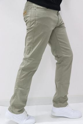 شلوار سبز مردانه کتان Wrangler - کد 461811982