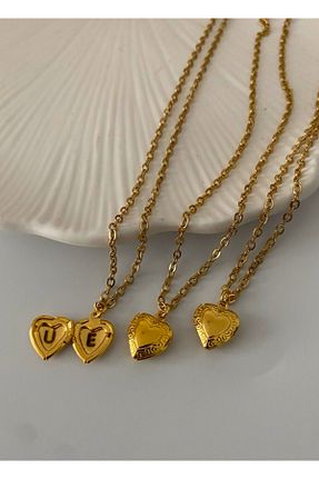 گردنبند جواهر طلائی زنانه jewelrysburcu - کد 880481432