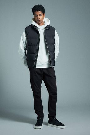 شلوار مشکی مردانه پنبه ای H&M - کد 875703175