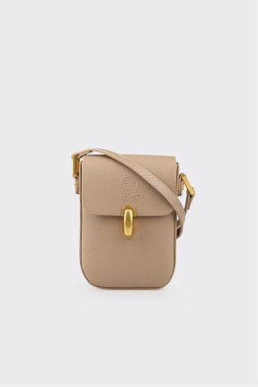 کیف دوشی بژ زنانه پلی اورتان Elle - کد 880502091