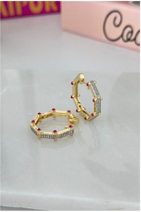 گوشواره استیل (فولاد) رنگی زنانه استیل (فولاد) Vitastyle - کد 880576589