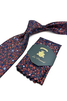 کراوات نارنجی مردانه میکروفیبر Kravatkolik - کد 880598664