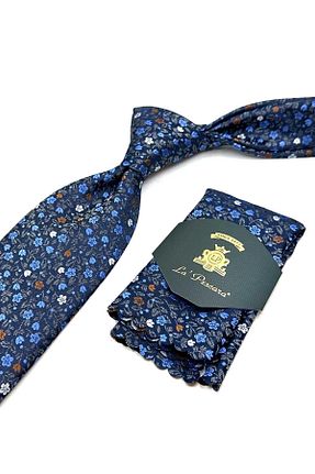 کراوات آبی مردانه میکروفیبر Kravatkolik - کد 880576451