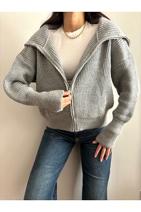 رویه طوسی زنانه اکریلیک Nopen Knitwear - کد 871668374
