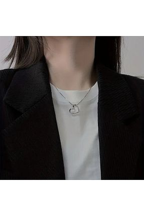 گردنبند استیل ( فولاد ) طوسی زنانه استیل (فولاد) Redhead - کد 880636016