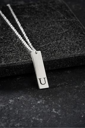 گردنبند نقره طوسی مردانه 925 عیار Vetro Silver - کد 873913314