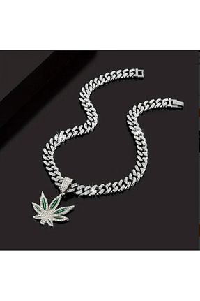گردنبند استیل ( فولاد ) متالیک زنانه سنگ kargasa - کد 880644007