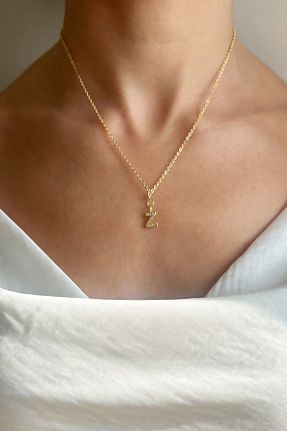 گردنبند جواهر طلائی زنانه روکش طلا Sose Moda - کد 210491074