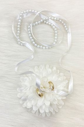 عقد و عروسی و حنابندان سفید ZEYMERADE - کد 864691865