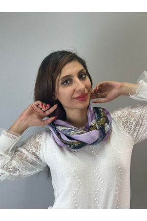 دستمال گردن بنفش زنانه Gönülden Tasarım - کد 880658712