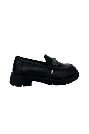 کفش لوفر مشکی زنانه چرم خالص Kemal Tanca - کد 880637638