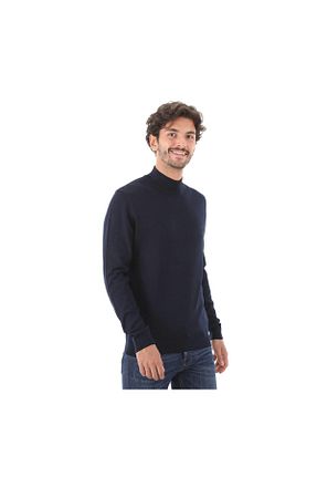 پلیور سرمه ای مردانه ساده San&Fa - کد 167650103