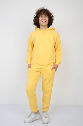 ست گرمکن زرد بچه گانه پنبه ای REPLİX - کد 880708285