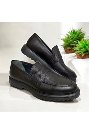 کفش آکسفورد مشکی مردانه چرم خالص Rego - کد 880683588