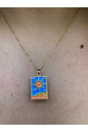 گردنبند استیل ( فولاد ) طلائی زنانه استیل (فولاد) Koko - کد 860934485