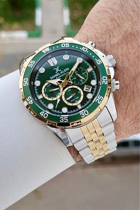 ساعت مچی طلائی مردانه 44 میلی متر Daniel Klein - کد 880726390