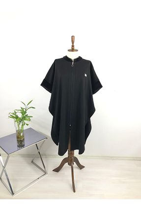 پانچو مشکی زنانه اکریلیک Kamelya - کد 880756289