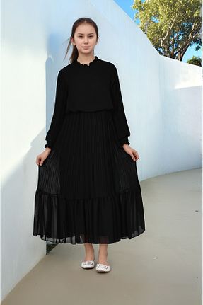 لباس حجاب مشکی بچه گانه Relaxed Pantulux - کد 880633067