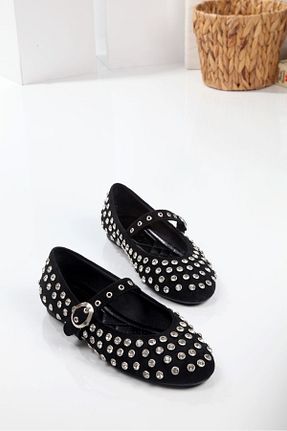 بابت مشکی زنانه پارچه ای EYLÜLDEN MODA SHOES - کد 880770746
