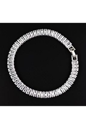 دستبند استیل (فولاد) طوسی زنانه استیل (فولاد) AKSESUARIM - کد 880772129