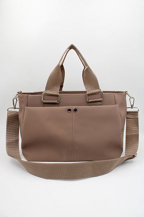 کیف دوشی بژ زنانه ساتن LASSO - کد 878204721