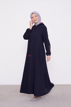 کلاه و ابایا سرمه ای زنانه بافتنی Levidor - کد 880872095