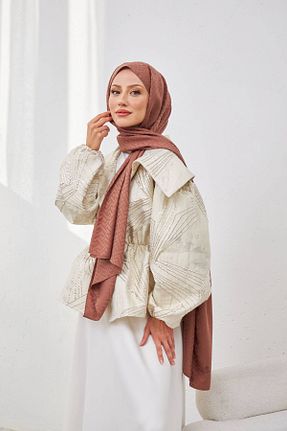شال قهوه ای زنانه İpekhan - کد 783916920