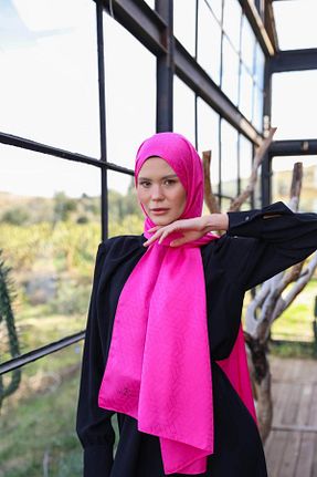 شال صورتی زنانه İpekhan - کد 805759432