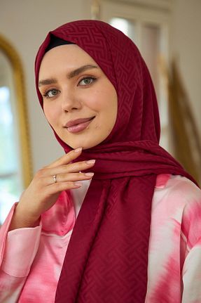 شال قرمز زنانه İpekhan - کد 832895952