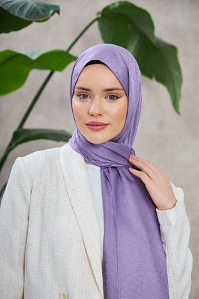 شال بنفش زنانه İpekhan - کد 791349858