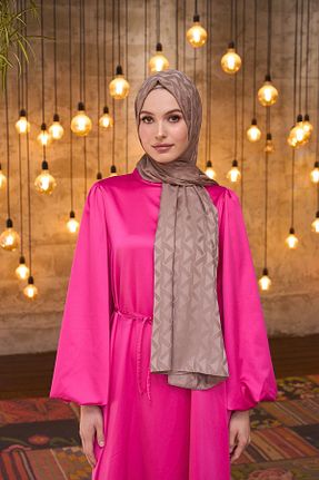 شال قهوه ای زنانه İpekhan - کد 832895970