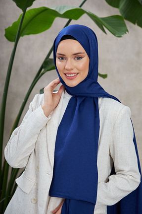 شال آبی زنانه İpekhan - کد 791171128
