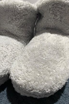 بوت خانگی طوسی زنانه مخملی fluffy - کد 880884437