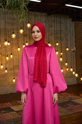 شال زرشکی زنانه İpekhan - کد 832895982