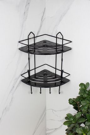 نظم دهنده حمام مشکی استیل (فولاد) HIMYHOME - کد 704202039