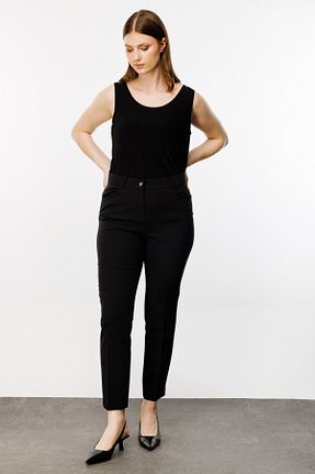 شلوار مشکی زنانه مخلوط پلی استر Ekol - کد 826443844