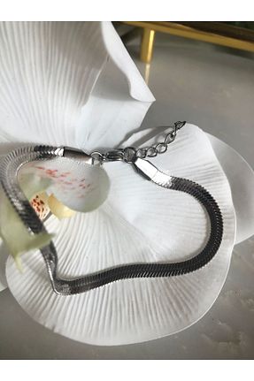 دستبند استیل (فولاد) طوسی زنانه استیل (فولاد) Tulipscollection - کد 880931924
